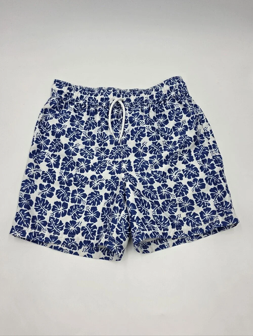 Janie and Jack boys' tropical print swim trunks size 8